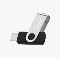 Hiksemi HS-USB-M200S(STD)/64G/U3/NEWSEMI/WW Hikvision  pendrive - 64gb usb3.0, rotary m200s, ezüst-fekete kép