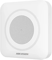 Hikvision DS-PS1-II-WE-BLUE vezeték nélküli beltéri sziréna axpro központokhoz; 110 db; 868 mhz; 4x kép