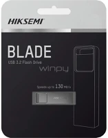 Hikvision E301 32gb hiksemi e301 blade vízálló usb-a 3.2 gen1 pendrive box szürke kép