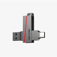 Hikvision HS-USB-E307C(STD)/32G/U3/NEWSEMI/WW Pendrive - dual slim, 32gb, usb3.2 - type-c, ezüst kép