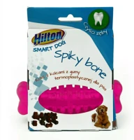 Hilton 278183 Smart dog spiky bone interaktív kutyajáték, rózsaszín