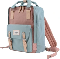 Himawari 188L-1 14'' laptop hátizsák rózsaszín-kék kép