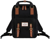 Himawari 188L-26 188l  14'' laptop hátizsák fekete és barna kép