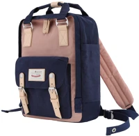 Himawari 188L-54 188l 14'' laptop hátizsák tengerészkék és rózsaszín kép