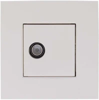Hirschmann EDB02 CN Edb02 cn coax tv socket ,incl. central plate and cover 9010 niko ,telenet /voo kép