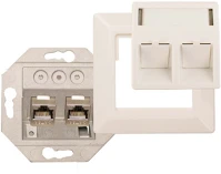 Hirschmann IDC 1000M2 2-PORT Idc 1000m2 2-port data wall box cat6a - white kép
