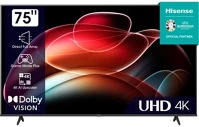 Hisense 75A6K Uhd smart led tv kép