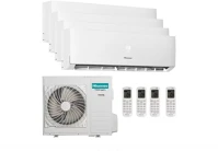 Hisense QE35XVOEG-4AMW104U4RAA Energy Pro inverteres multisplit klíma szett QUAD kivitel 4db 3,5kw kép
