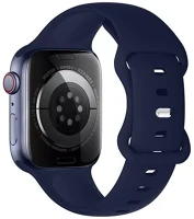 Hoco 105165 Wa15 apple watch 42 / 44 / 45 / 49mm szilikon szíj, sötétkék kép