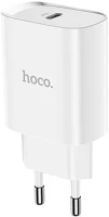 Hoco 92431 N14 hálózati tőltő adapter usb-c, pd, 20w, fehér kép