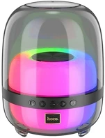 Hoco BS58 Bs58 bluetooth hordozható hangszóró v5.1, led világítás, fekete kép