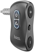 Hoco E73_PRO_JOURNEY HOCO E73 PRO bluetooth FM transmitter 3.5mm jack aljzat (v5.0, mikrofon, microSD kártyaolvasó + Type-C kábel) FEKETE kép