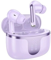 Hoco EQ10 Eq10 bluetooth fülhallgató sztereo v5.3, led kijelző + töltőtok, lila kép