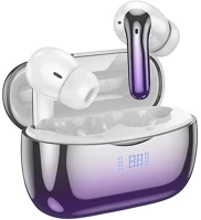 Hoco EQ16_P Eq16 bluetooth fülhallgató sztereo v5.3, aktív zajszűrő + töltőtok, fekete/lila kép