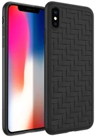 Hoco GP-81026 Iphone xs 5.8  tracery szilikon telefonvédő fonott minta fekete kép