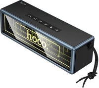 Hoco HC40 Hc40 bluetooth hordozható hangszóró v5.4, led fény, fekete kép