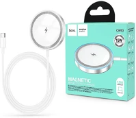 Hoco HC618342 qi magsafe vezeték nélküli töltő állomás - 15w - hoco cw53 magnetic kép