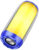 Hoco HC8, KÉK led sports bluetooth / wireless hangszóró, pulzáló színes leddel kép