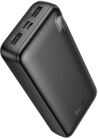 Hoco J128A J128a vésztöltő 2 usb aljzat 20000mah, led jelzés, fekete kép