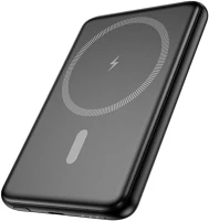Hoco J140A J140a ultravékony magsafe-kompatibilis powerbank, 5000mah, fekete kép