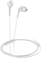 Hoco M40_W HOCO M40 fülhallgató SZTEREO (3.5mm jack, mikrofon, felvevő gomb) FEHÉR kép