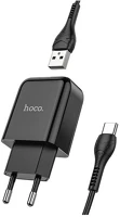 Hoco N2V_B_TYPE_C n2 vigour hálózati töltő usb aljzat (10w, gyorstöltő + type-c kábel) kép
