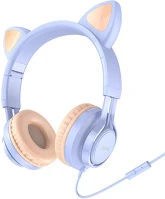 Hoco PT6931474770417 W36 - kék vezetékes fejhallgató (3,5 mm jack) - headset kép