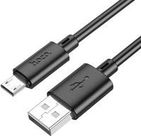 Hoco PT6931474783325 X88 kábel - usb / microusb fekete kábel, 2,4a kép