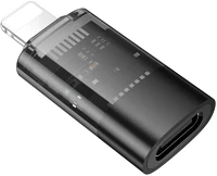 Hoco PT6942007647175 Hoco ua36a adapter - lightning / type-c (usb-c) - otg adapter, átlátszó kép