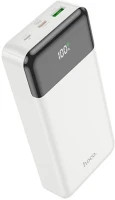 Hoco QC3.0 3A 1 X J102a power bank 20000 mah pd qc3.0 3a 1 x usb-a, 1 x usb-c 20w fehér kép