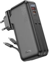 Hoco SOP104403 j126 power bank / külső akkumulátor 10000mah, eu/us adapterrel, usb-c kép