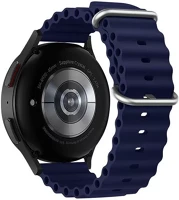 Hoco SOP105139 Wh01 univerzális szilikon szíj, 20mm, sötétkék kép