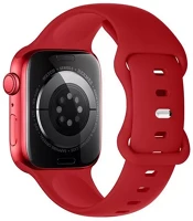 Hoco SOP105151 Wa15 apple watch 38 / 40 / 41mm szilikon szíj, cseresznye piros kép