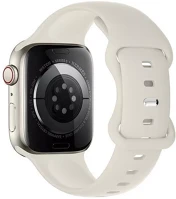 Hoco SOP105158 Wa15 apple watch 38 / 40 / 41mm szilikon szíj, világosszürke kép