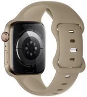 Hoco SOP105169 Wa15 apple watch 42 / 44 / 45 / 49mm szilikon szíj, bézs kép
