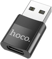 Hoco UA17 OTG Ua17 otg adapter usb-a - usb-c, fekete kép