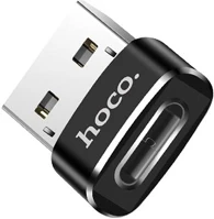 Hoco UA6 Adapter (type-c, - usb, töltéshez, adatátvitelhez) fekete kép