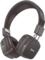 Hoco W56_B W56 bluetooth fejhallgató sztereo (v5.4, 3.5mm jack aljzat) sötétbarna kép