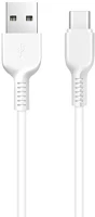 Hoco X20_TYPE-C_2M_W X20 adatkábel és töltő (usb - type-c, gyorstöltés támogatás, 200cm, törésgátló) fehér kép