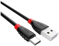 Hoco X27_TYPE-C_1.2M_B X27 adatátvitel adatkábel és töltő (usb - type-c, gyorstöltés támogatás, 120cm, törésgátló) fekete kép
