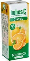 Hohes c 30.00859 Gyümölcslé  narancs 100% 0,2l kép