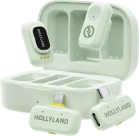 Hollyland 6108 COMBO( GREEN Lark a1 combo mint green, with usb-c+ lightning kép