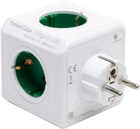 Home 1202GN_DEOUPC PowerCube Original USB 1202GN/DEOUPC, 4 földelt aljzat gyermekvédelemmel, 2 kép