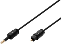 Home 51225 Toslink-mini toslink csatlakozókábel, optikai kábel, 2 méter kép
