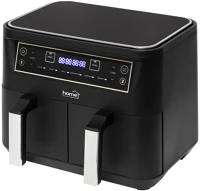 Home 6-FÉLE HG AF 24 air fryer, forrólevegős fritőz, 2 X 3,8 literes kép
