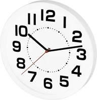 Home AWC250WH jól leolvasható számlap, 1xaa elem tápellátás, átmérő 250mm kép