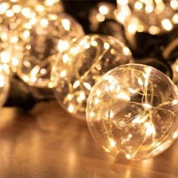 Home COR_LUSE004 fényfüzér, kül- és beltéri, 200 db microled, melegfehér, 4,5 m, home kép