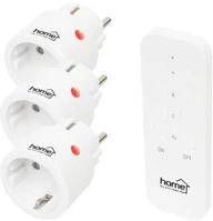 Home COR_LUSE010 Dugalj szett, 3 aljzat, távirányítóval, 2300 w, fehér kép