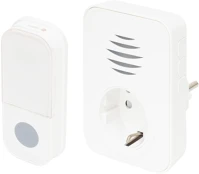 Home DBA1101AC vezeték nélküli csengő, elemes nyomógomb, max 150m hatótáv, 38 dallam kép