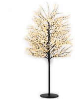 Home DD57832 Led-es fa, 150cm, 580 led, gömb dekor, melegfehér, 230v~ kép